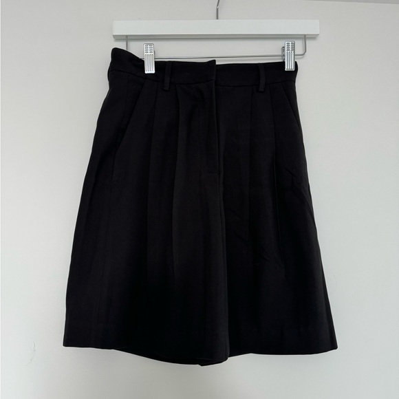 Toughsen Pants - Toughsen Long Black High Rise Shorts